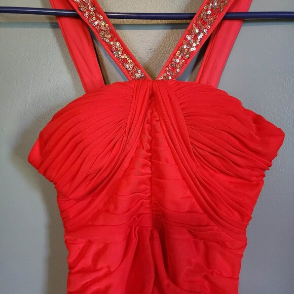 Hailey Logan by Adrianna Papell Dress in Coral - Picture 2 of 6